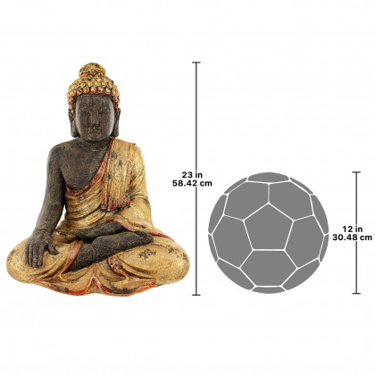 Toscano - Awakened One Buddha Asian Spiritual Statue
