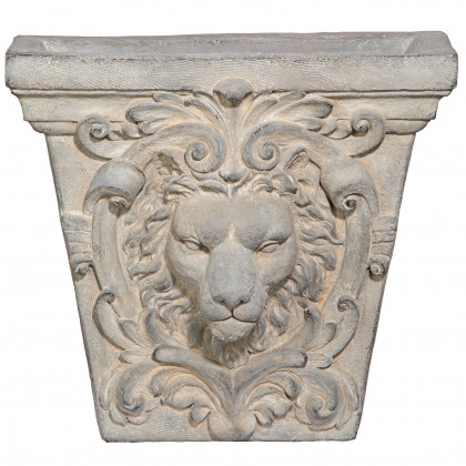 Toscano - Gotham Lion Architectural Keystone Wall Pocket