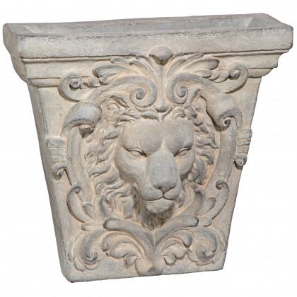 Toscano - Gotham Lion Architectural Keystone Wall Pocket