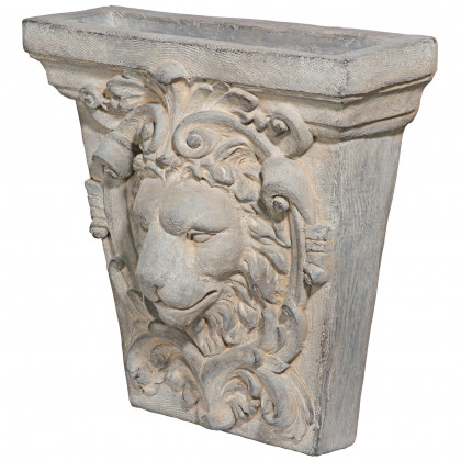 Toscano - Gotham Lion Architectural Keystone Wall Pocket