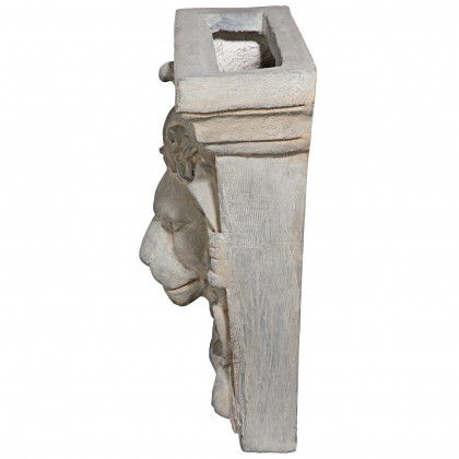 Toscano - Gotham Lion Architectural Keystone Wall Pocket