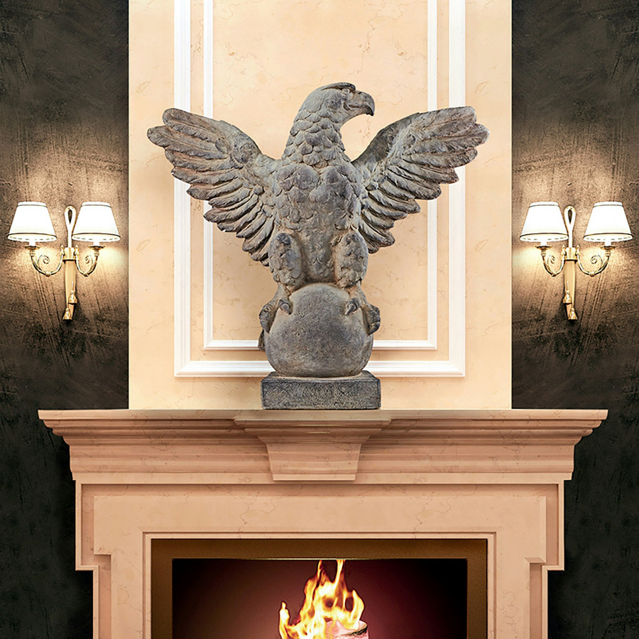 Toscano - Memorial of Courage Eagle Architectural Artifact Statue