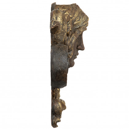 Toscano - Art Nouveau Female Mascaron Architectural Wall Pocket Sculpture