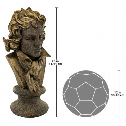 Toscano - Ludwig van Beethoven Composer Sculptural Bust