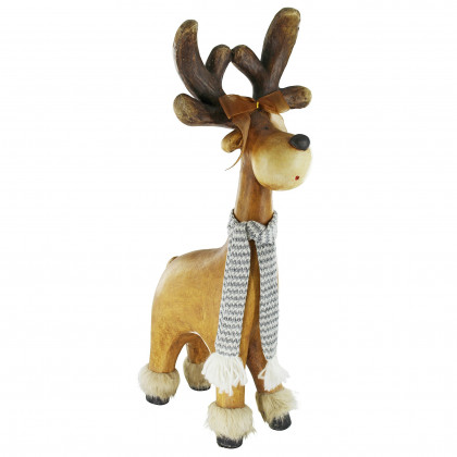 Toscano - Santa Second Team Holiday Reindeer Statue