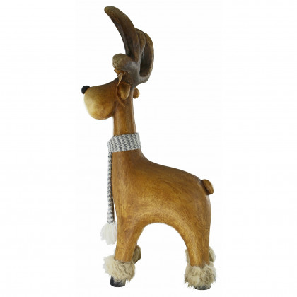 Toscano Santa Second Team Holiday Reindeer Statue - Ambrose