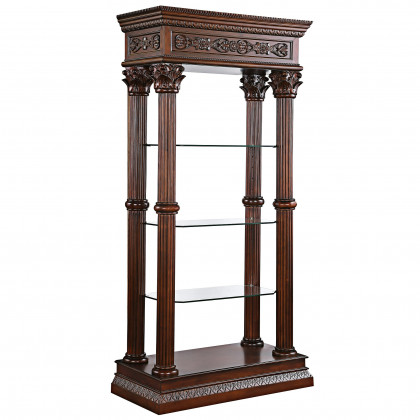 Toscano - Broadgate Grand Curio Presentation Case in Cherry, Hardwood