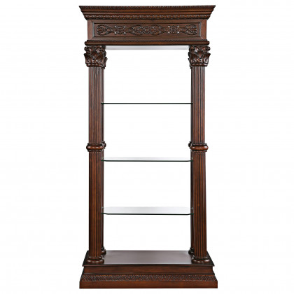 Toscano - Broadgate Grand Curio Presentation Case in Cherry, Hardwood
