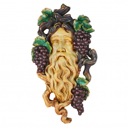 Toscano - God of the Grape Harvest Wall Sculpture