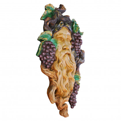 Toscano - God of the Grape Harvest Wall Sculpture