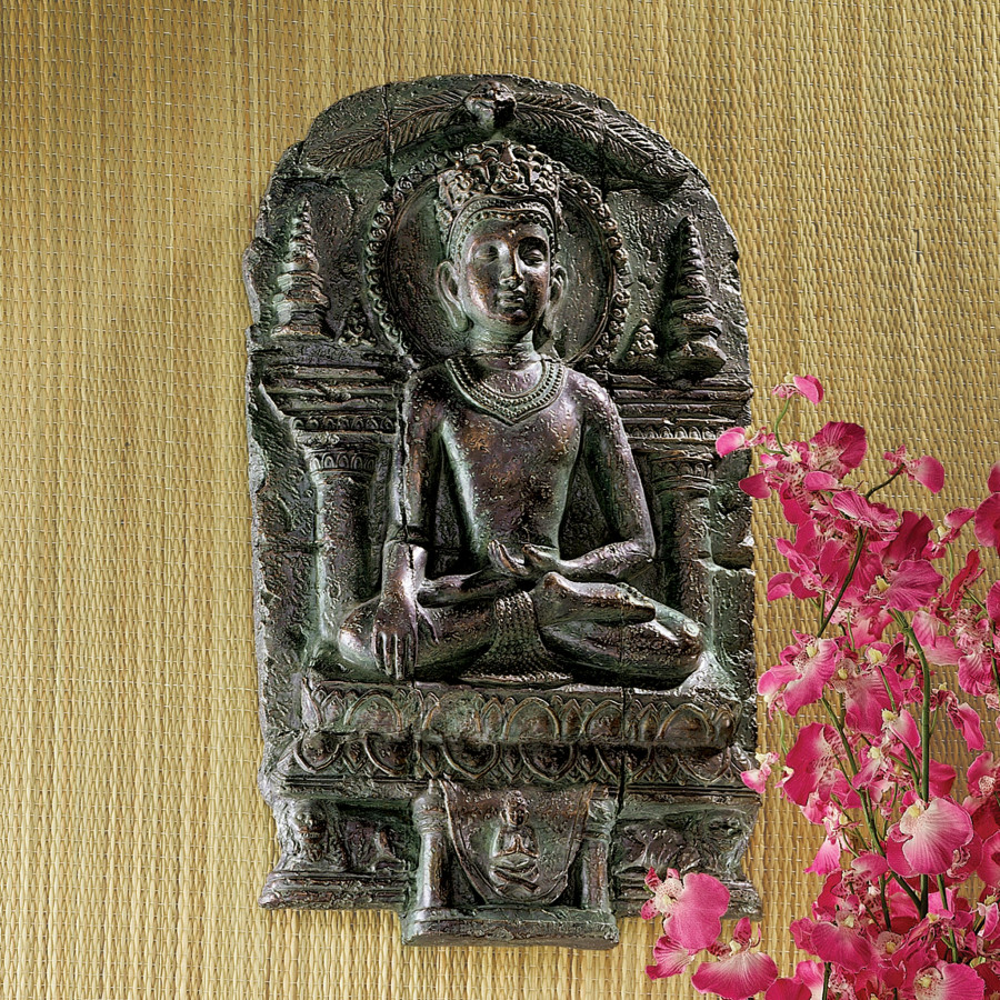 Toscano - Earth Witness Buddha Wall Sculpture