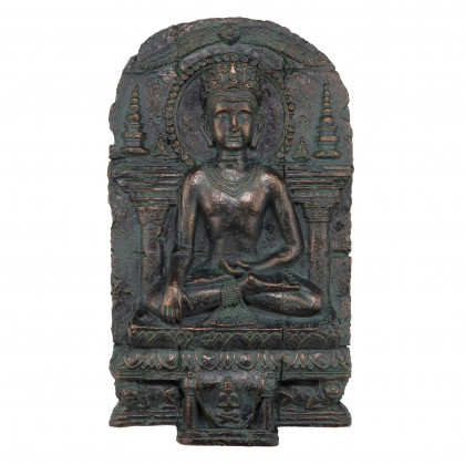 Toscano Earth Witness Buddha Wall Sculpture - Medium