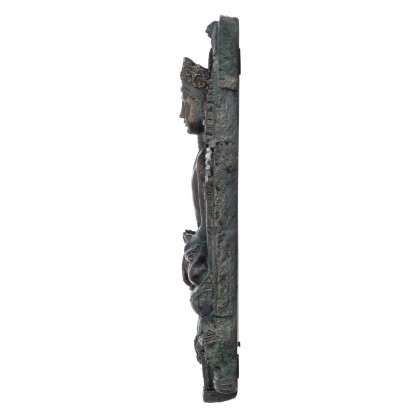 Toscano Earth Witness Buddha Wall Sculpture - Medium