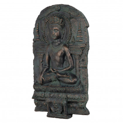 Toscano Earth Witness Buddha Wall Sculpture - Medium