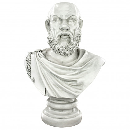 Toscano - Bust Planters of Antiquity Statues The Philosopher Socrates