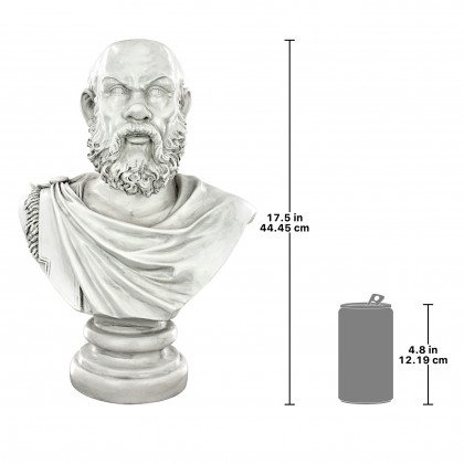 Toscano - Bust Planters of Antiquity Statues The Philosopher Socrates