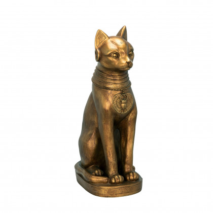 Toscano - Golden Bastet of Ancient Egypt Statue