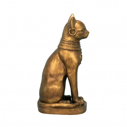 Toscano - Golden Bastet of Ancient Egypt Statue