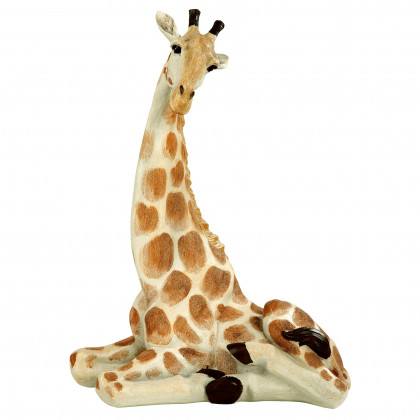 Toscano Zari the Resting Giraffe Statue - Large
