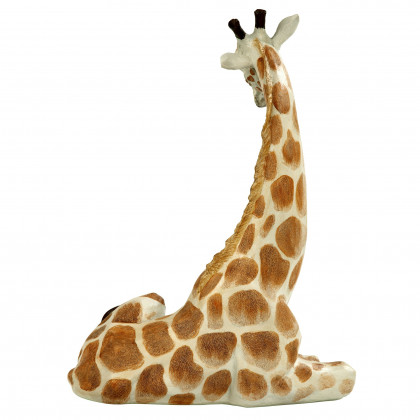 Toscano Zari the Resting Giraffe Statue - Large