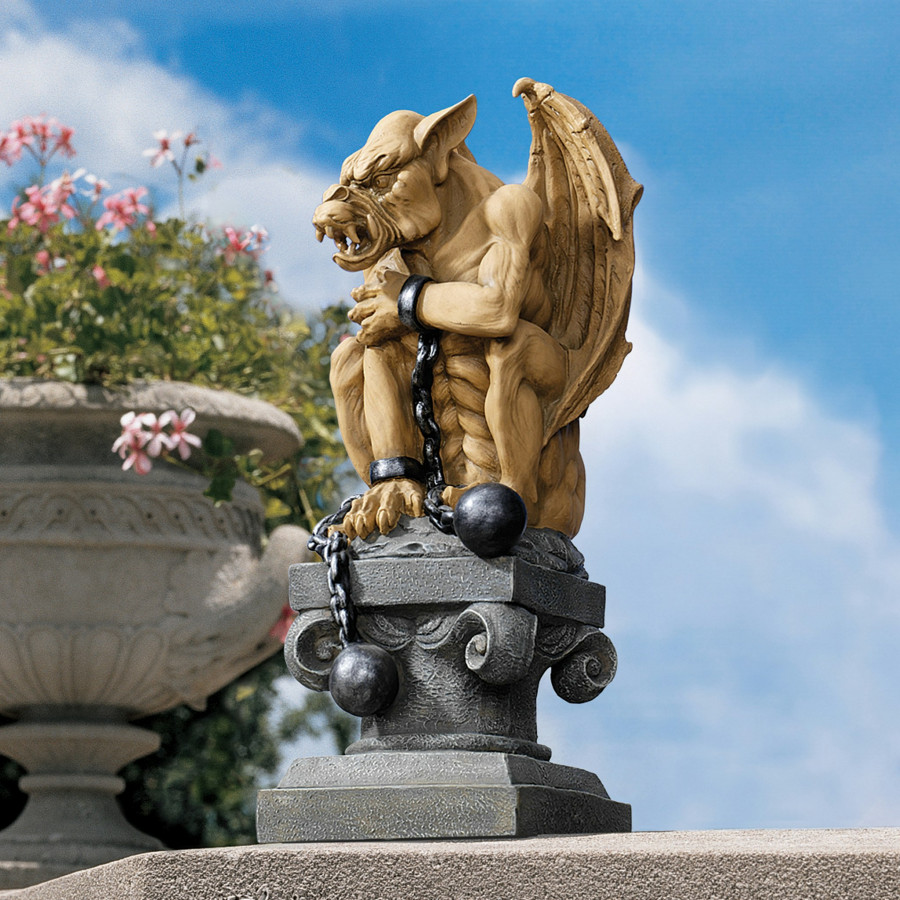 Toscano - Ball-And-Chain Gothic Dungeon Gargoyle Statue