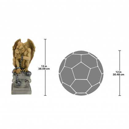 Toscano - Ball-And-Chain Gothic Dungeon Gargoyle Statue