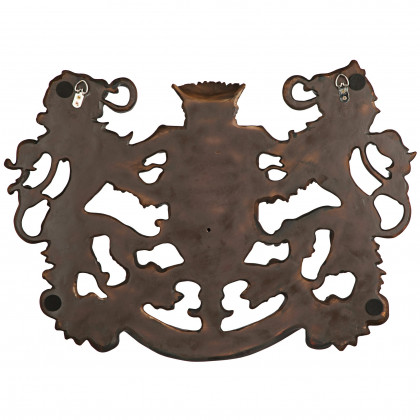 Toscano - Heraldic Royal Lions Coat of Arms Wall Sculpture
