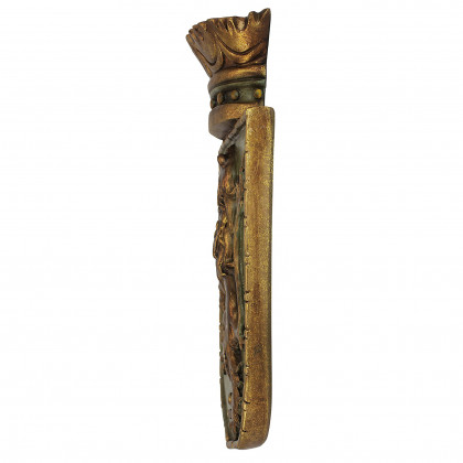 Toscano - Medieval Rampant Lion Shield Wall Sculpture