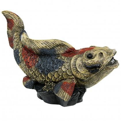 Toscano - Showa Asian Koi Spitter Piped Statue