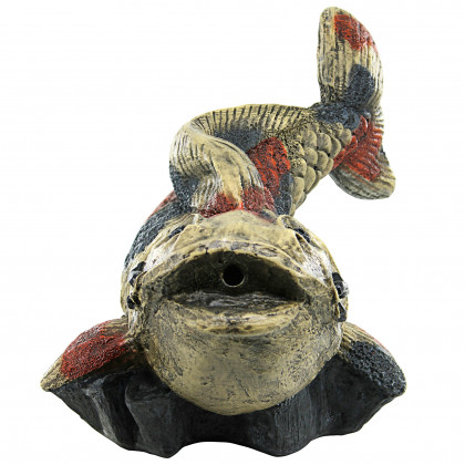 Toscano - Showa Asian Koi Spitter Piped Statue