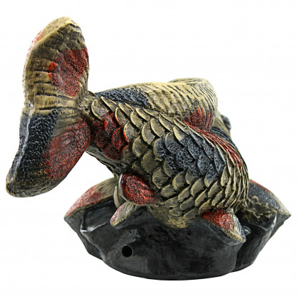 Toscano - Showa Asian Koi Spitter Piped Statue