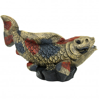 Toscano - Showa Asian Koi Spitter Piped Statue