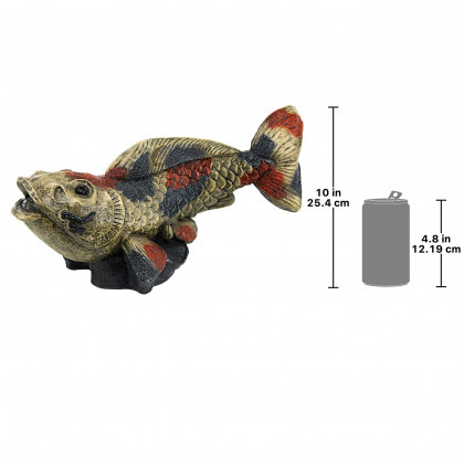 Toscano - Showa Asian Koi Spitter Piped Statue