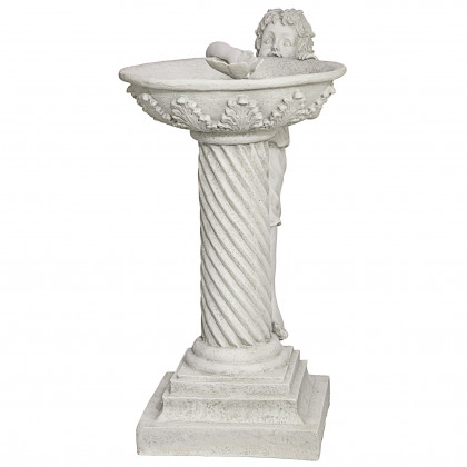 Toscano - Summer Splash Sculptural Bird Bath