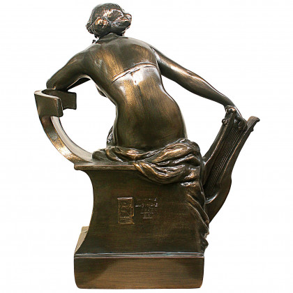 Toscano - Sappho with Harp (c. 1920) Statue