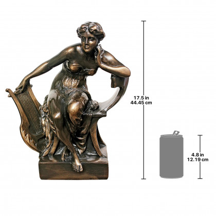 Toscano - Sappho with Harp (c. 1920) Statue