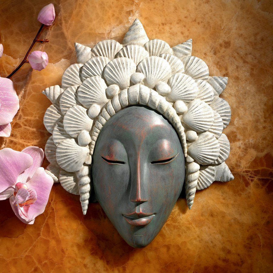 Toscano - The Seashell Maiden Mermaid Wall Sculpture
