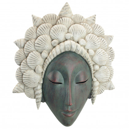 Toscano - The Seashell Maiden Mermaid Wall Sculpture