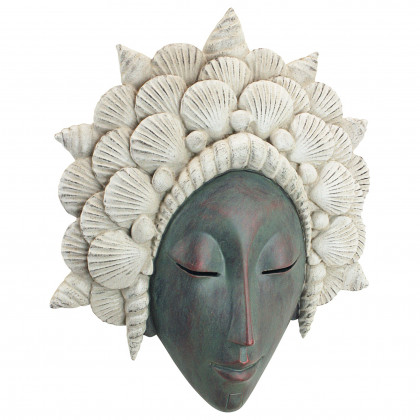 Toscano - The Seashell Maiden Mermaid Wall Sculpture