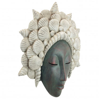 Toscano - The Seashell Maiden Mermaid Wall Sculpture