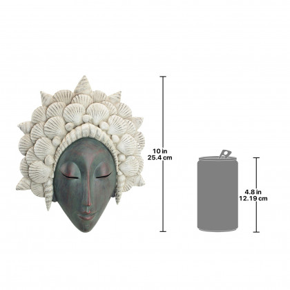 Toscano - The Seashell Maiden Mermaid Wall Sculpture