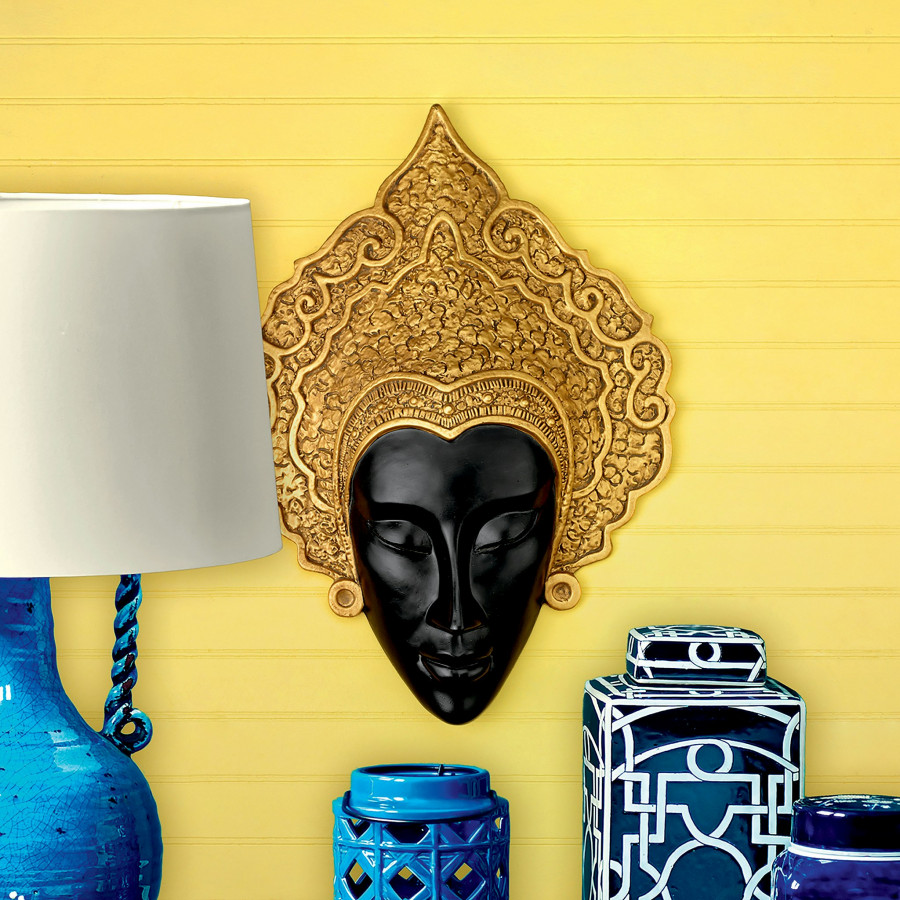 Toscano - Thai Court Dancer Mask Wall Sculpture