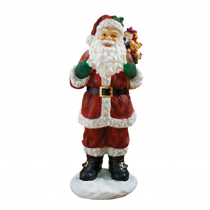 Toscano - A Visit from Santa Claus Holiday Statue
