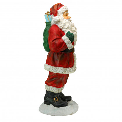 Toscano - A Visit from Santa Claus Holiday Statue