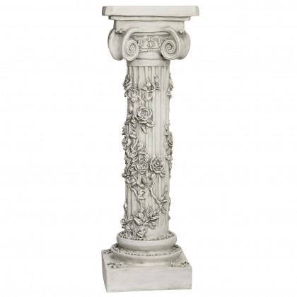 Toscano - The Rose Garland Victorian Sculptural Pedestal