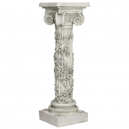Toscano - The Rose Garland Victorian Sculptural Pedestal