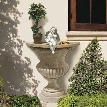 Toscano - Garden of Versailles Urn Wall Console Table