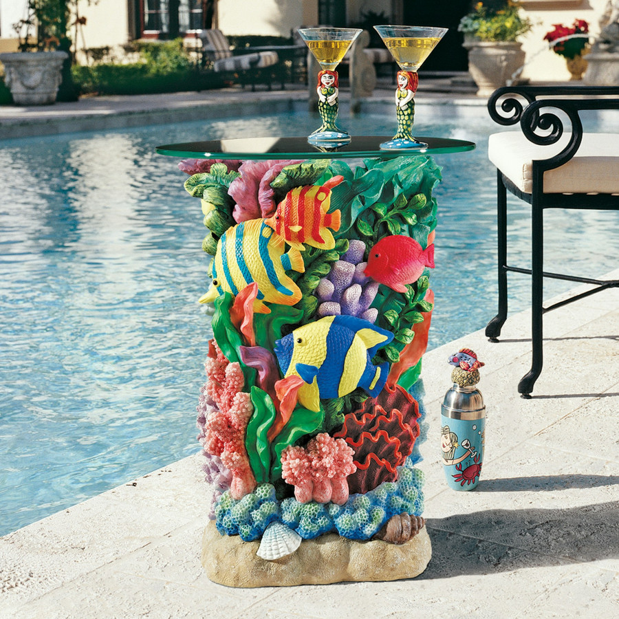 Toscano - The Great Barrier Reef Table in Designer Resin