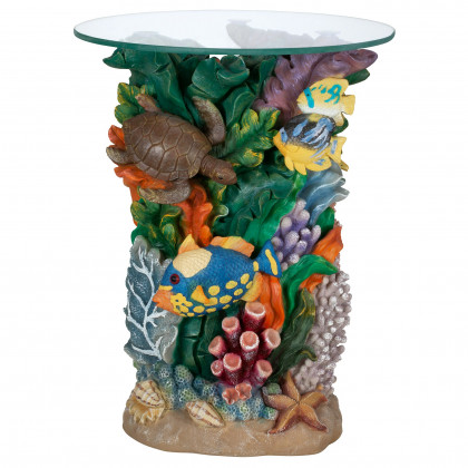 Toscano - The Great Barrier Reef Table in Designer Resin