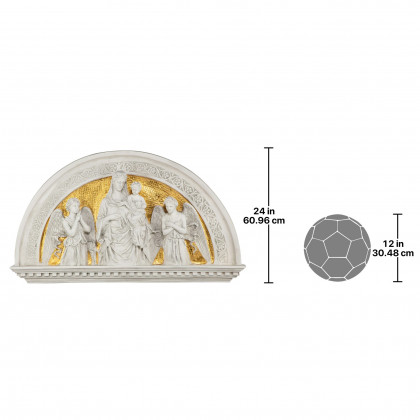 Toscano - Blessed Union Renaissance Arch Lunetta Wall Sculpture